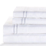 600 Thread Count Border Stripe Embroidered Sheet Set