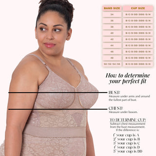 Style 2202 | Lacette Longline Wireless Expandable Cup Bra Rago Shapewear