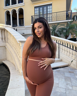 AXK CORE Curve Maternity Legging - Brown