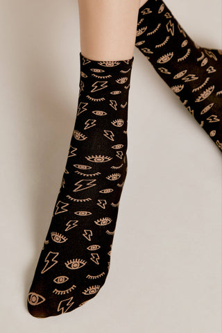 Socks Conte Fantasy - Eyes&Moon - By Baano