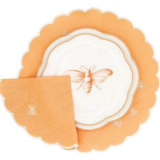 Bumble Homecoming Scalloped Starter Plate - Set of 4 (+1 Bonus Plate)