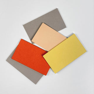 Greige Small Cards with Gold edging - By Baano