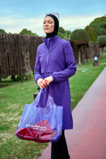 Purple Beach Bag C2403 - By Baano