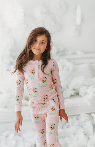*PREORDER* Pink Vintage Santa Comfort Set - By Baano
