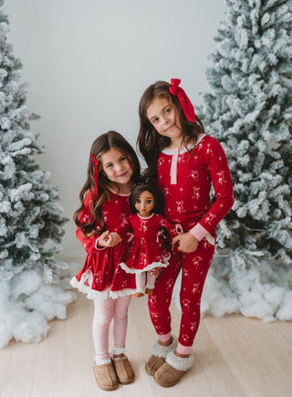 *PREORDER* Santa's Sleigh Bows Tunic Comfort Set - By Baano