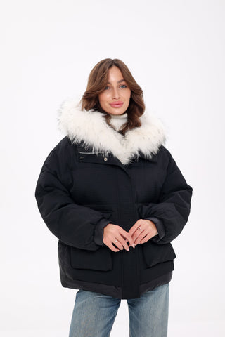 Genuine Fur Down Fill Parka - By Baano