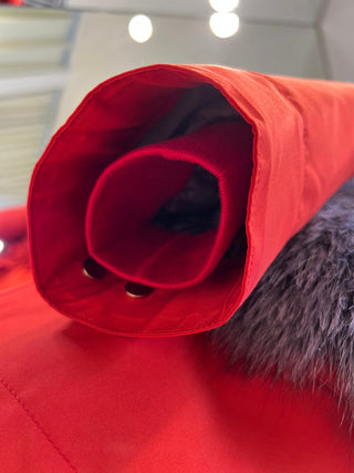 Genuine Silver Fox Fur Rabbit Fur Insulated Parka - By Baano