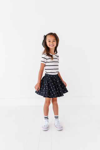 Black Dotty Spin Skort - By Baano