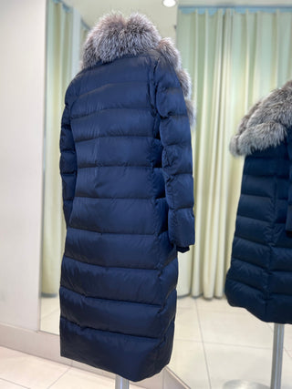 Kaimana Genuine Fox Fur Trim Premium Down Coat - By Baano