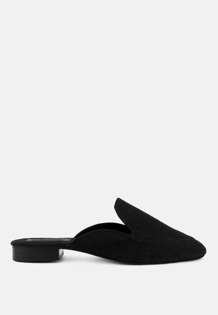 Calico Organic Canvas Mules