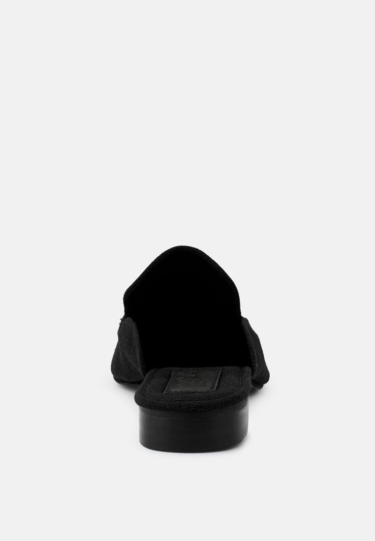 Calico Organic Canvas Mules