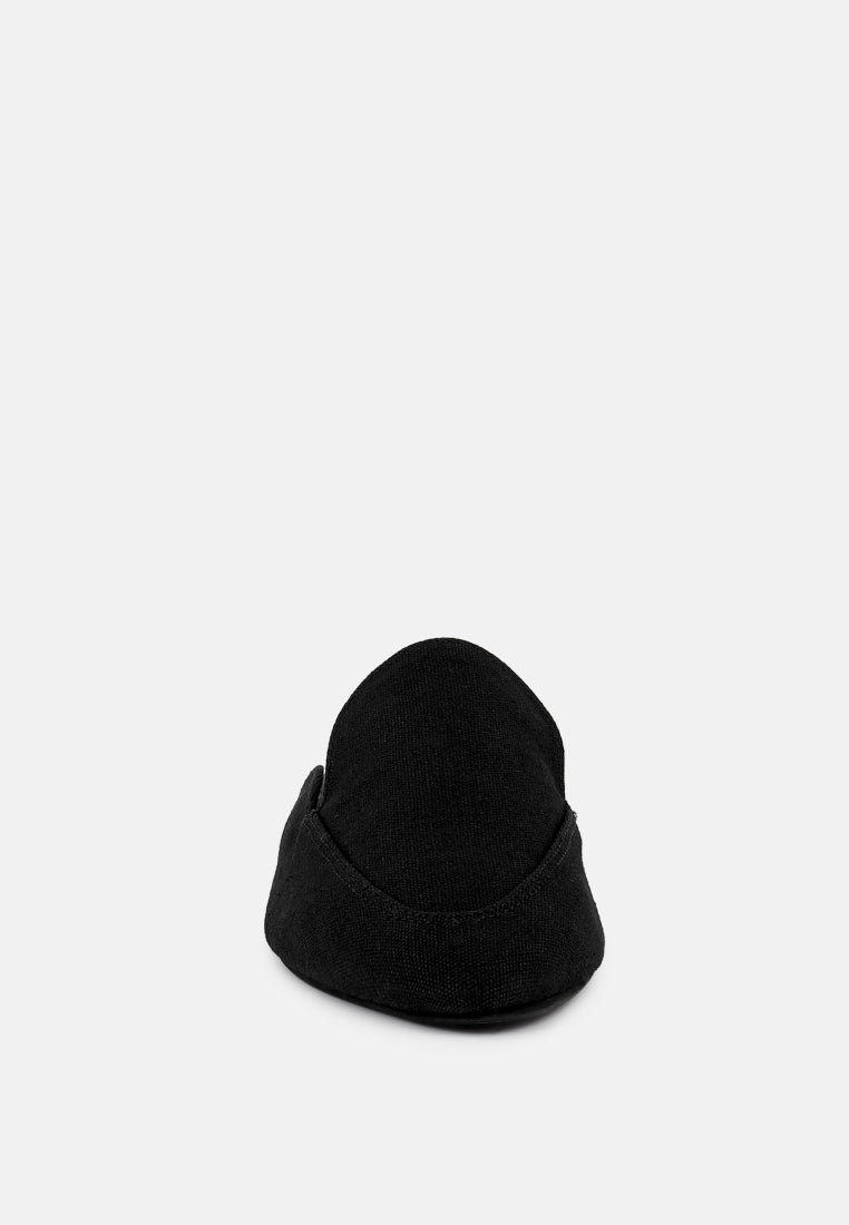 Calico Organic Canvas Mules