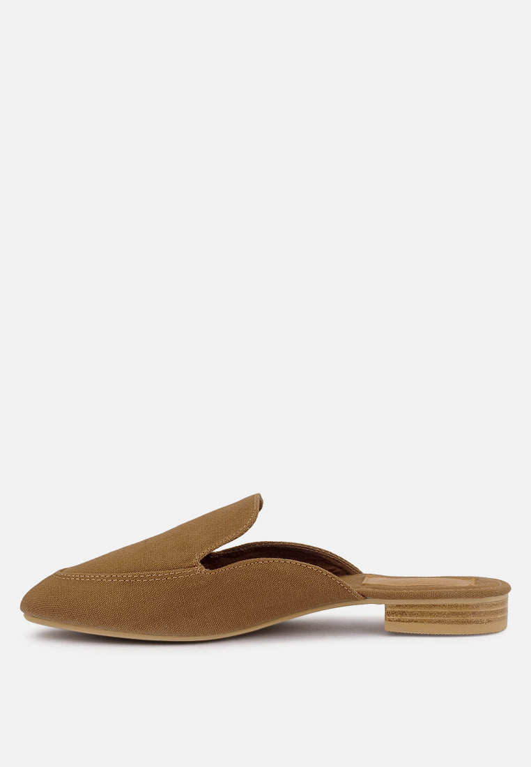 Calico Organic Canvas Mules