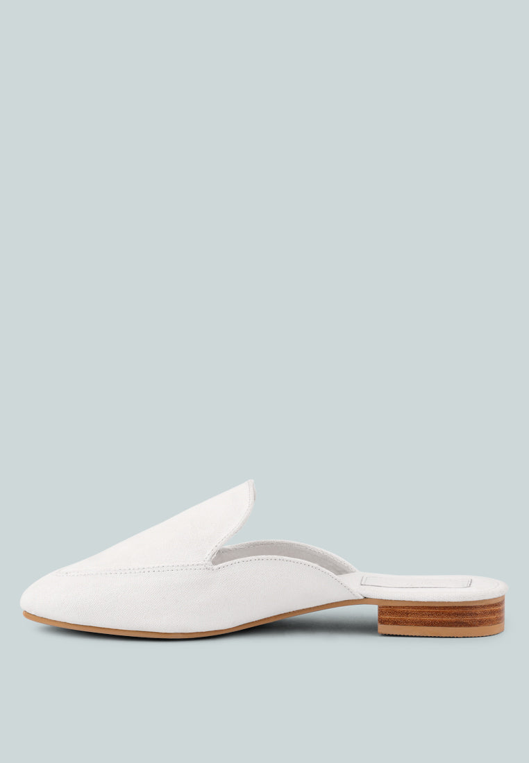 Calico Organic Canvas Mules