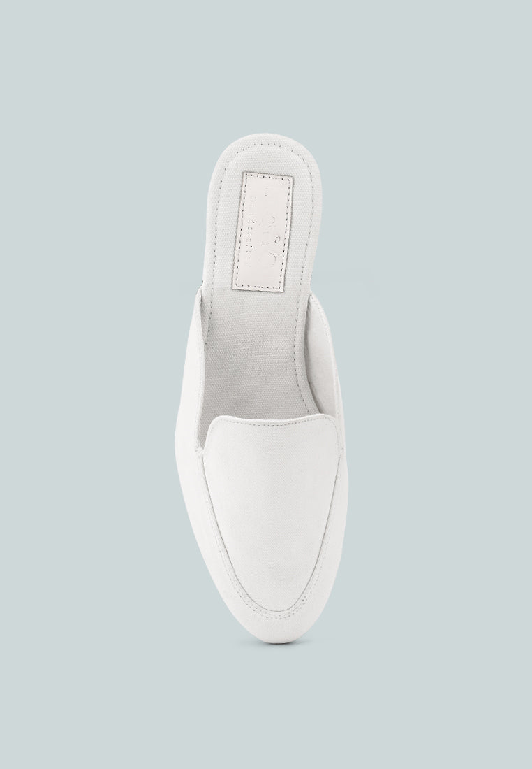 Calico Organic Canvas Mules