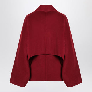Camila Jacket In Burgundy Wool - By Baano