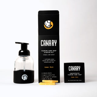 Hand Soap Starter Kit - Bottle & 2 Soap Slices - By Baano