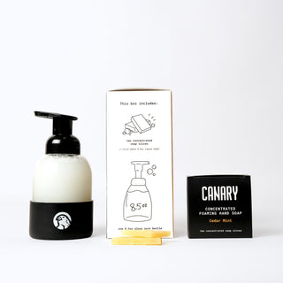 Hand Soap Starter Kit - Bottle & 2 Soap Slices - By Baano