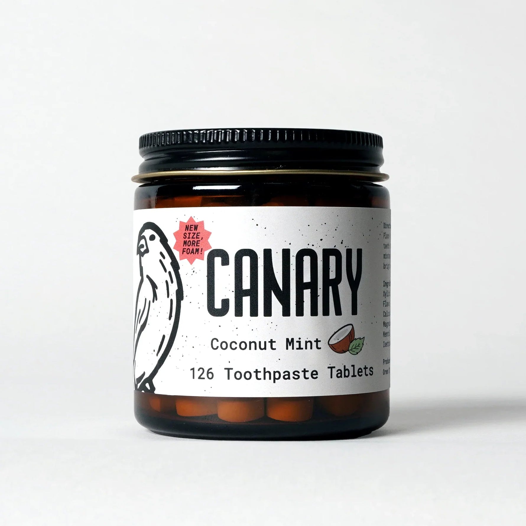 Coconut Mint Toothpaste Tablets Canary