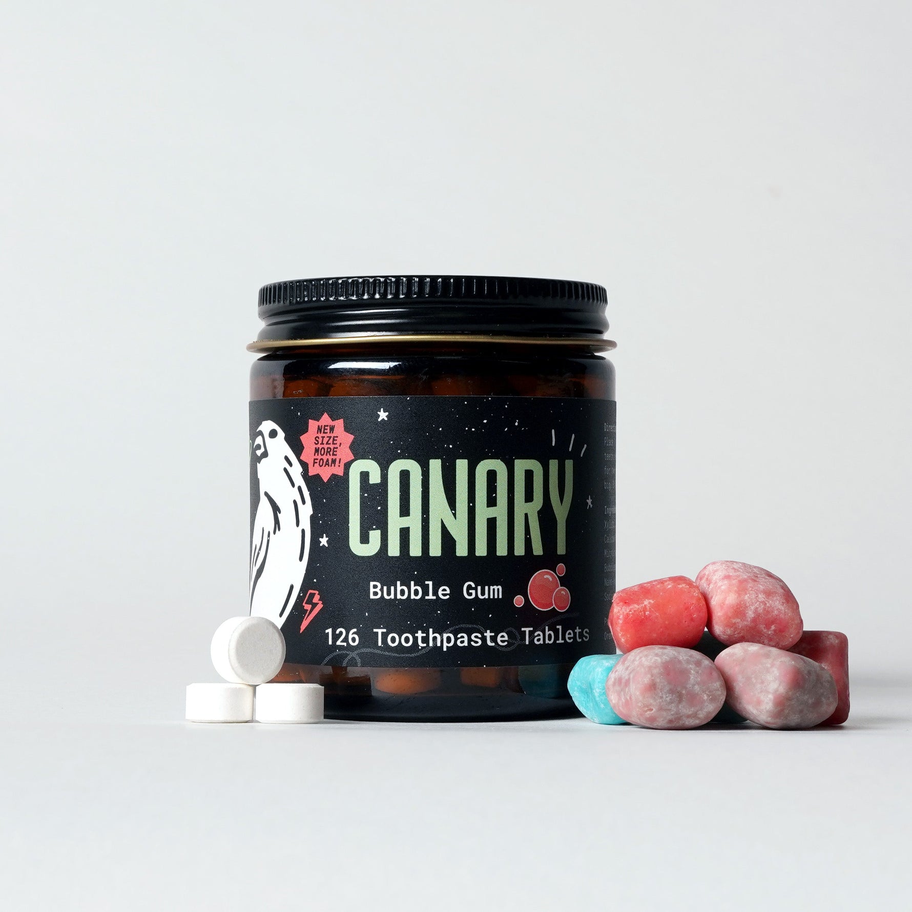 Bubble Gum Toothpaste Tablets - By Baano