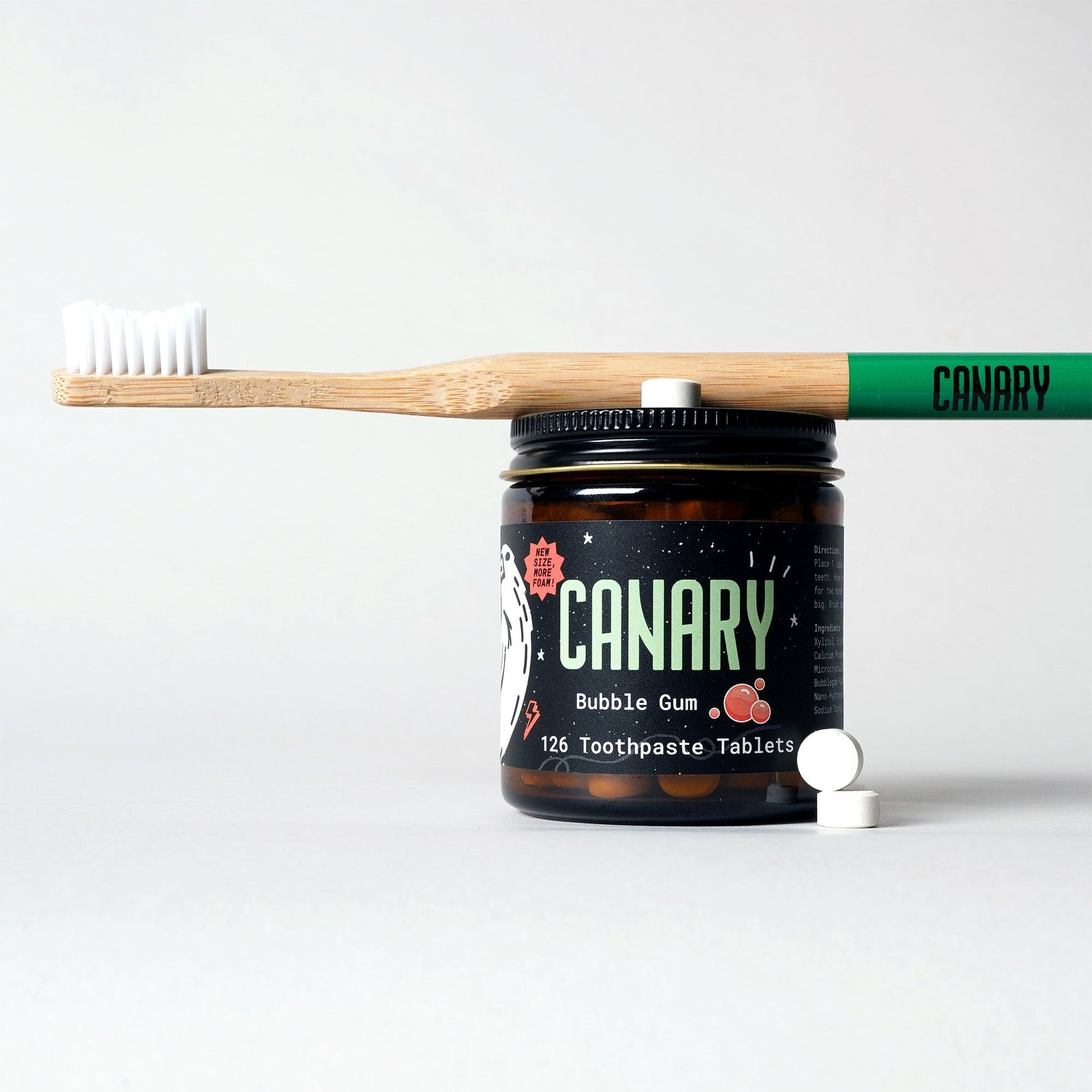 Bubble Gum Toothpaste Tablets - By Baano