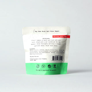 Coconut Mint Toothpaste Tablets - By Baano