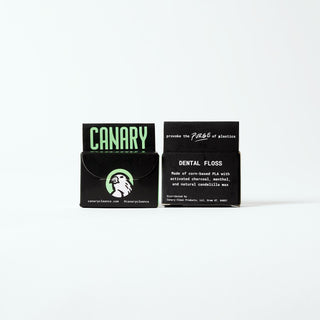 Dental Floss - Charcoal Mint - Plastic-Free and Vegan - By Baano