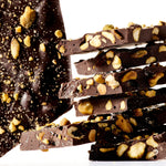 Dark Chocolate, Cardamon and Pistachio Bark | Gluten Free