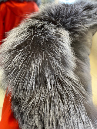 Genuine Silver Fox Fur Rabbit Fur Insulated Parka - By Baano