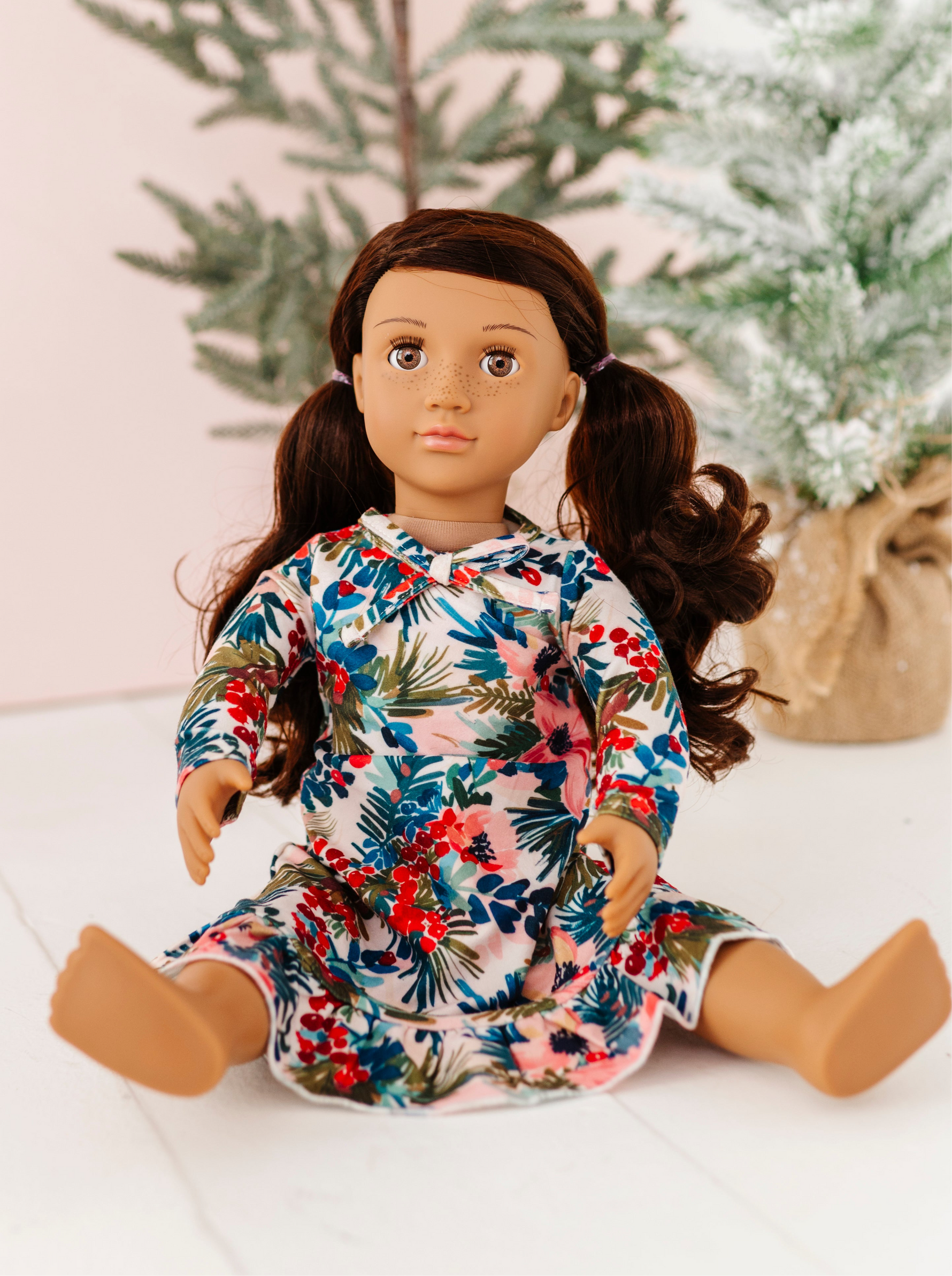 Holly Floral | DOLL DRESS - By Baano