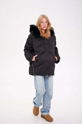 Genuine Polar Fox Thinsulate™ Insulation Coat