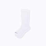 Combed Cotton Crew Socks - White