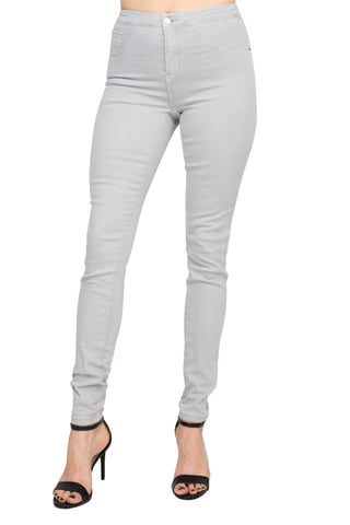 Cenia Mid Waist Pockets Stretched Denim Pants - By Baano