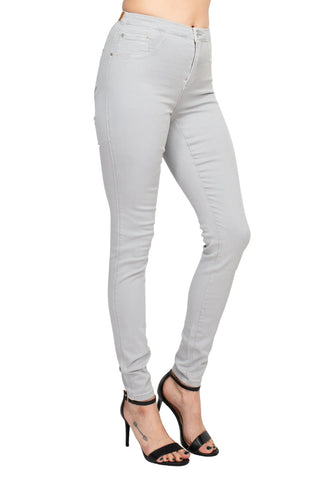 Cenia Mid Waist Pockets Stretched Denim Pants - By Baano