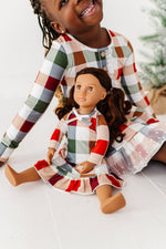 Holiday Plaid | DOLL DRESS - By Baano