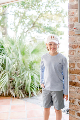 Kid's Bamboo Heathered Long Sleeve Tee - By Baano