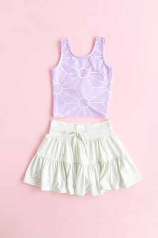 Hint of Mint | 2-tiered Skort - By Baano