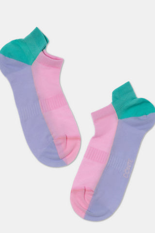Cotton Ankle Socks Conte Active - With a "Tongue" 393 - By Baano