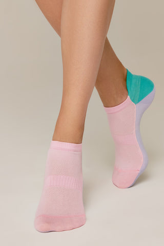 Cotton Ankle Socks Conte Active - With a "Tongue" 393 - By Baano