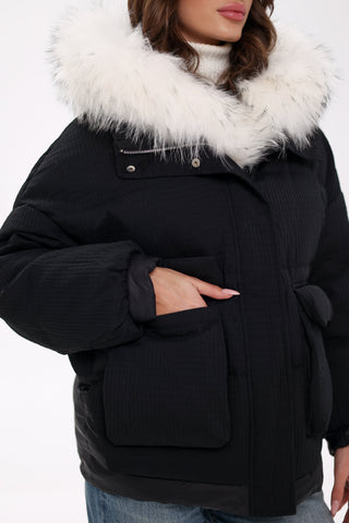 Genuine Fur Down Fill Parka - By Baano