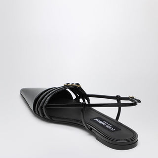 Black Patent Low Slingback - By Baano