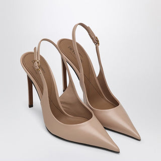 Slingback In Nude Leather - By Baano