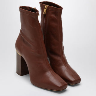 Cognac-coloured Ambre Ankle Boot - By Baano