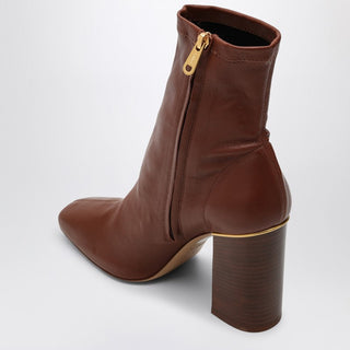 Cognac-coloured Ambre Ankle Boot - By Baano