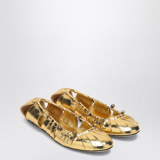 Metallic Gold Ballerina - By Baano