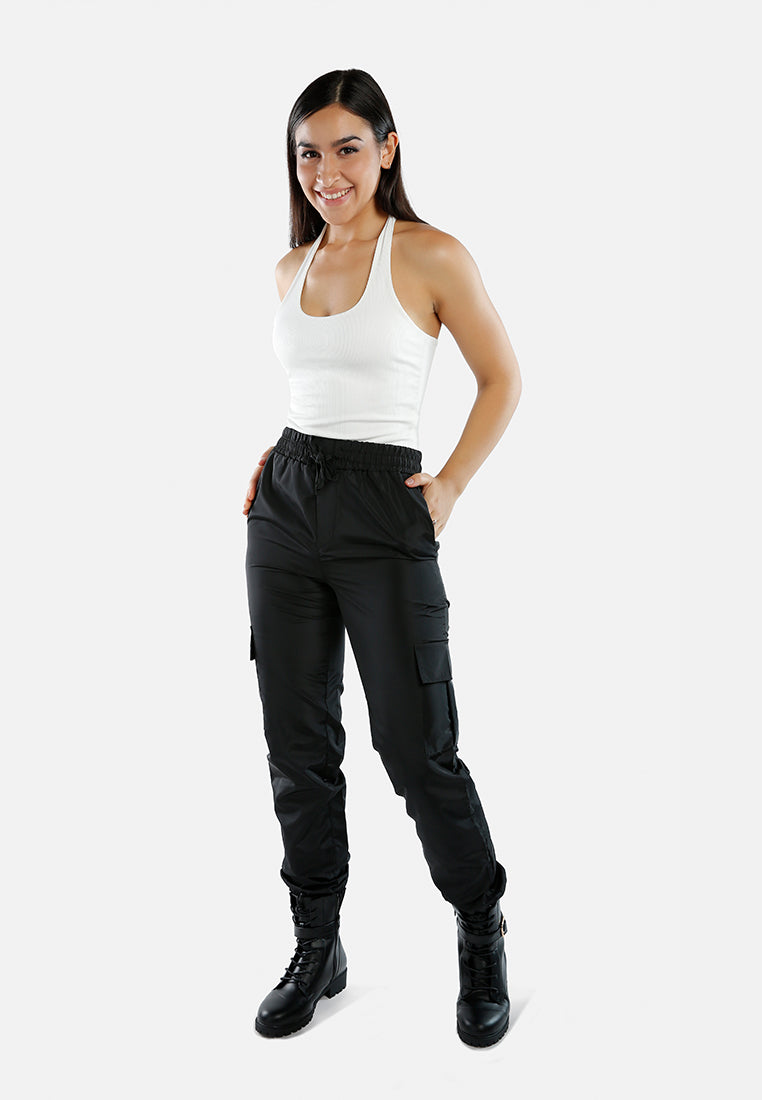 High Waist Semi Casual Trousers