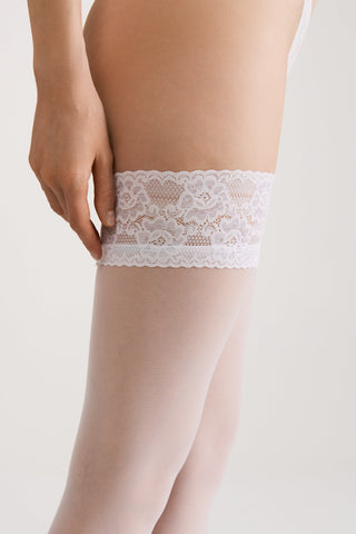 Stockings Conte Class 40 Den - Silicone Lace Top - By Baano