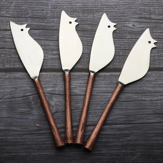 CAMELLIA RATONCITO CHEESE SPREADER/KNIFE 4 PC. SET