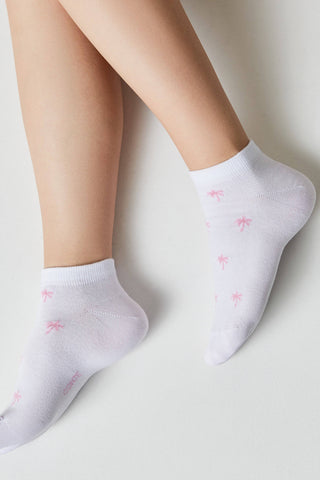 Cotton Ankle Socks Conte Active - 589 Palm Trees - By Baano