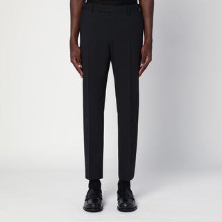 Black Wool Trousers